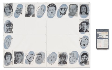 The 21st History of the Human Face (Colophonia) Airmail Painting No. 122