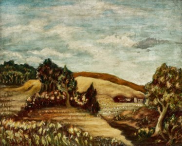 Untitled (Landscape with Tree to Right)