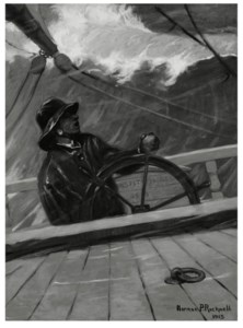 "The Tempest tore loose its fury upon the ship..."