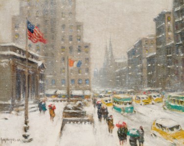Blizzard on Fifth Avenue