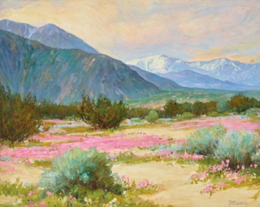Spring, The Desert and Mt. San Jacinto at Palm Springs, California