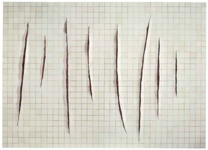 Adriana Varejão, Parede com Incisões a la Fontana II (Wall with Incisions a la Fontana II)