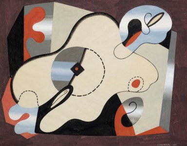 Composition abstraite (Femme couchée)