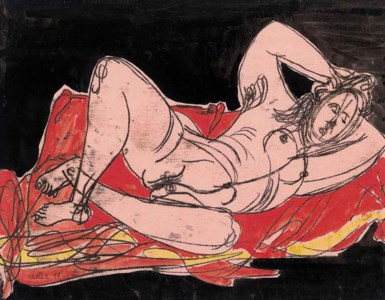 Reclining nude