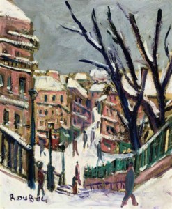 Montmartre sous la niege