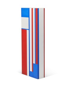 Double Column, Blue, Red, White
