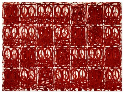 Rashid Johnson, Anxious Red Painting December 18th