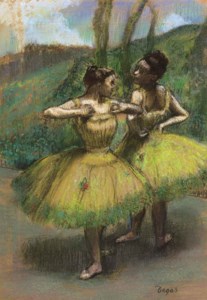 Edgar Degas, Danseuses jupes jaunes (Deux danseuses en jaune)