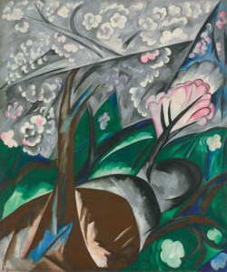 Natalia Goncharova, Les arbres en fleurs (Pommiers en fleurs)