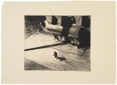 Night Shadows, from Six American Etchings (Series I)