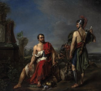 Gaius Marius sitting among the ruins of Carthage