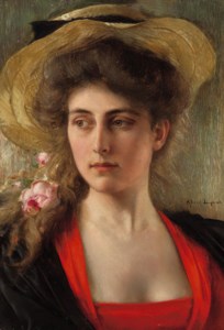 Peinture tête de femme