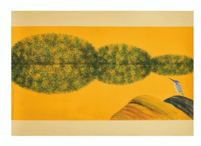 Untitled (Bird, Tree and Mountain Series)