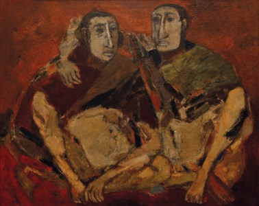 Tyeb Mehta, Untitled (Confidant)