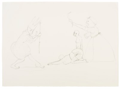 Untitled (Nigger King and His Followers)