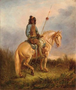 Equestrian portrait of a Pehuenche chief (c.1837)