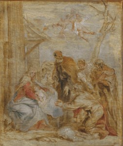 The Adoration of the Shepherds - a bozzetto