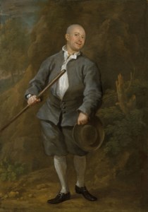 The Pugilist: A Quarterstaff Player, almost certainly James Figg (1684-1734)