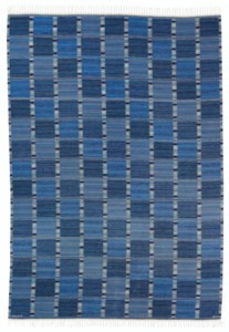 ‘Falurutan, blå’, Carpet, designed 1952