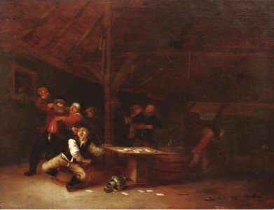 Peasants in an inn