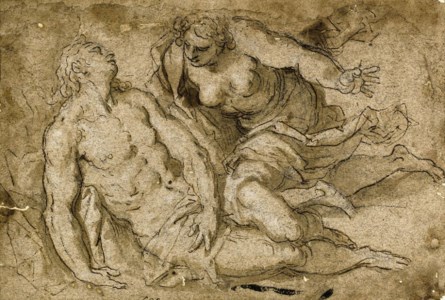 Venus discovering the dead Adonis