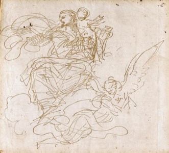 The Madonna and Child in glory
