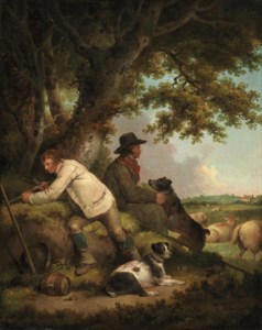 Shepherds reposing