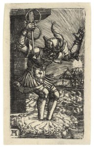 Horatius Cocles leaping into the River (Bartsch 29; Winzinger 156)