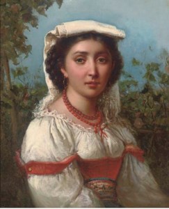 Portrait of a Neapolitan girl