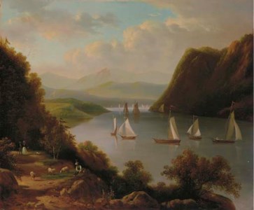 Sailboats on the River