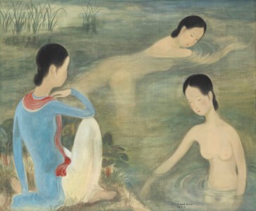 Vu Cao Dam, Femmes au bain (Women Bathing)