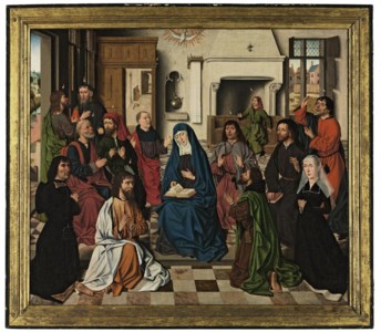 The Master of the Baroncelli Portraits (active Bruges, circa 1489), Pentecost