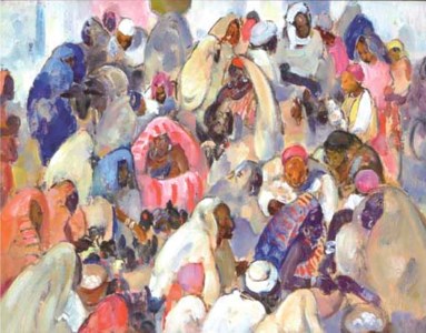 Arab figures in clusters