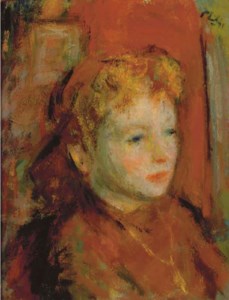 Portrait of female subject
