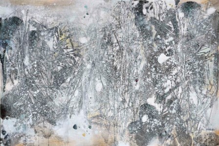 Chu Teh-Chun, La Forêt Blanche I (The White Forest I)