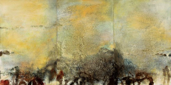 Zao Wou-Ki, 15.01.82 - Triptyque