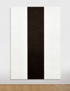 Mary Corse, Untitled (White/Black Inner Band Beveled)