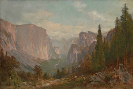 Landscape with Deer