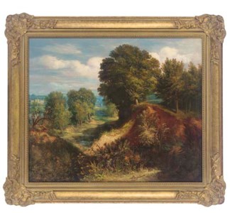 Sandpits near Norwich, with the river Wherry beyond
