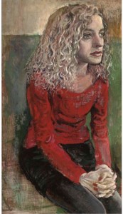 Portrait of Juliette in Red