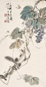 Squirrel and Grapes
