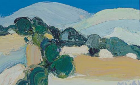 Landscape with hills