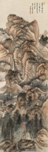 Zhang Da Qian, Dwelling in the Qingbian Mountains