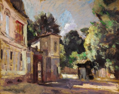 A quiet Parisian street
