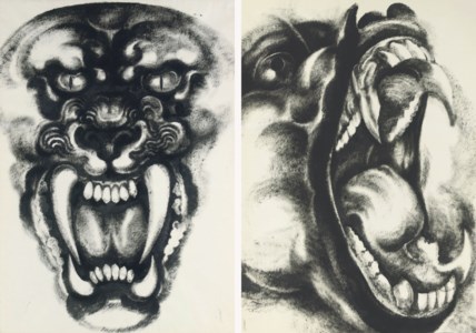 Tiger and Monkey