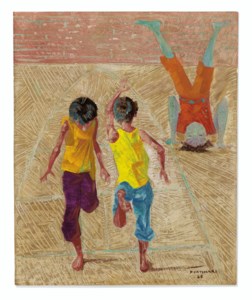 Três meninos brincando
