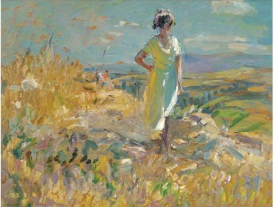 Girl in the hills