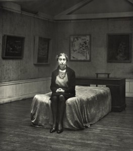 Helen Lessore in the Beaux Arts Gallery, early 1960s