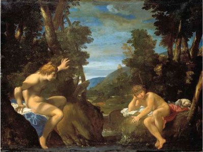 Ludovico Carracci, Salmacis and Hermaphroditus