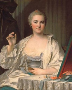 La Mouche : a lady at her toilet